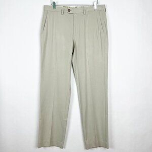 Tommy Bahama Pants Men's Size 33x32 Silk Cotton Blend Flat Front Trouser